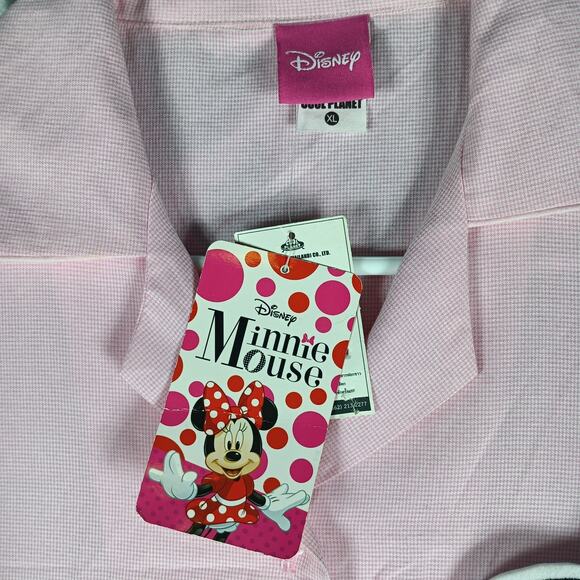 Disney Minnie Mouse Nightgown Extra Large Pink Sleep Shirt - Picture 2 of 12